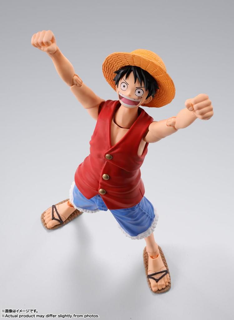 TAMASHII NATIONS ONE PIECE Monkey Luffy 145mm ζωγραφισμένη κινητή φιγούρα SHFiguarts D. -Περιπέτεια αυγής - Περίπου. ABS&PVC