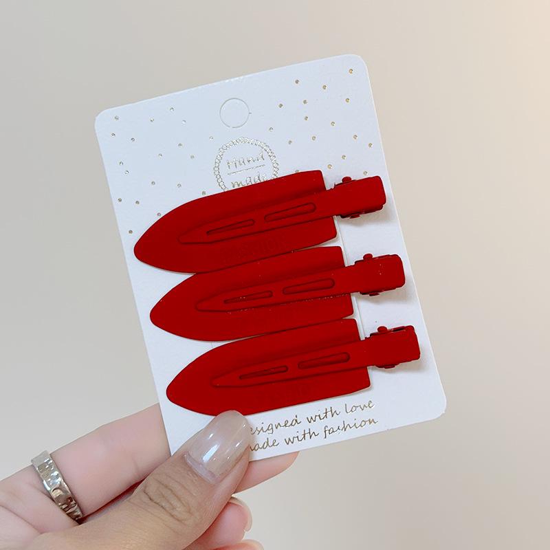 Frosted Colored Bangs Hair Clip for Girls - BB Side Clip Hair Accessory