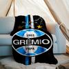 Grêmio logo printed blanket—lightweight,soft,warm;versatile blanket all seasons—perfect as &air-conditioning throw,nap blanket