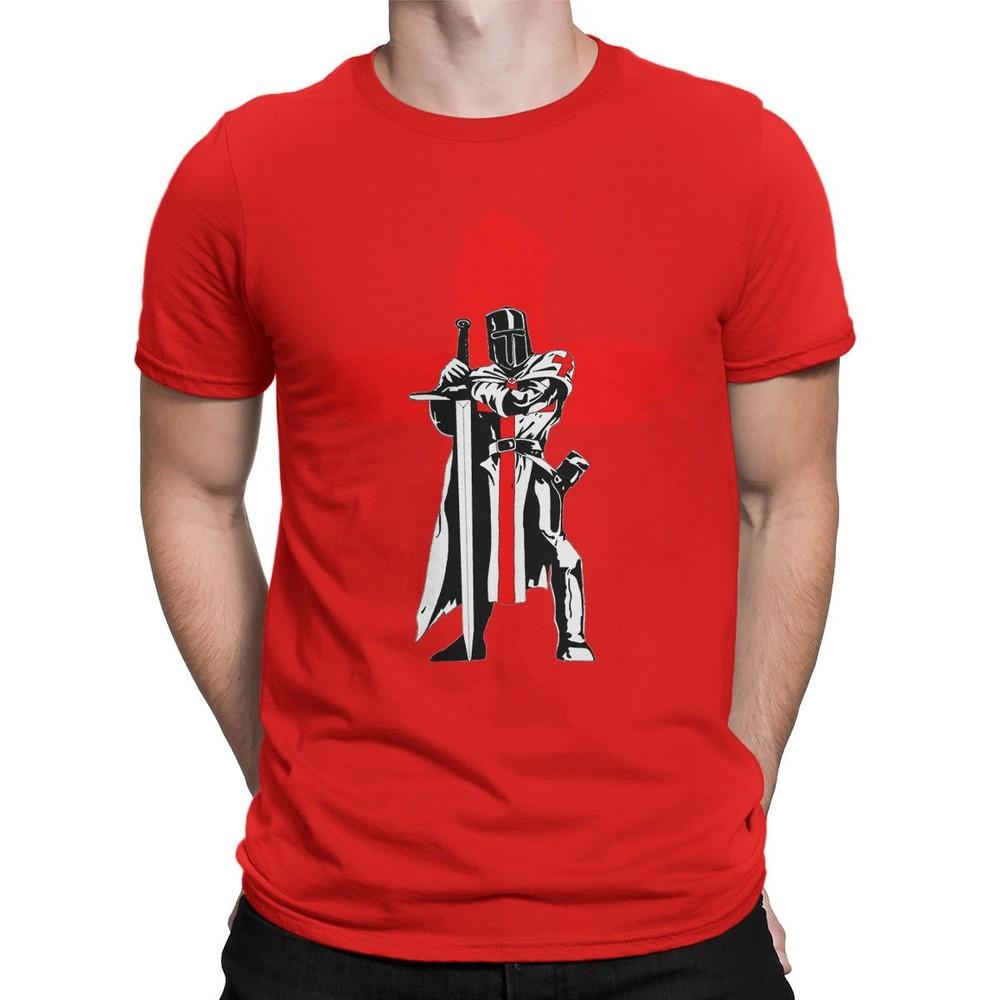 St Georges Day 2026 England Templar Dragon London Mens T Shirt 2XL