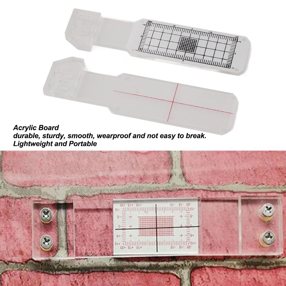 Professional Grade Acrylic Crack indicator Portable Standard Indicators Monitor Sturdy Fault Detector Wall Crack Monitoring