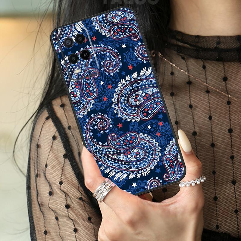 

Paisley Pattern Case For Oppo A78 A98 A18 A38 A58 A60 A80 A40 A96 A76 A16 A94 A74 A54 A15 A17 A57 A77 A5 Pro OPPO A38 4G
