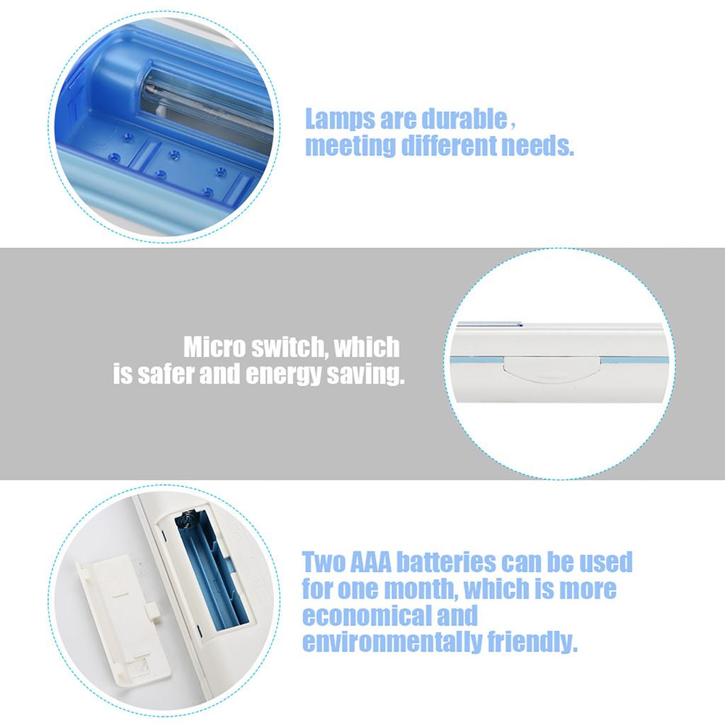 Antibacteria UV Light Portable Germicidal Toothbrush Sterilizer Sanitizer Cleaner Disinfection