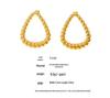 European & American Geometric Triangle Titanium Steel Earrings - Niche Design, Fashionable & Simple