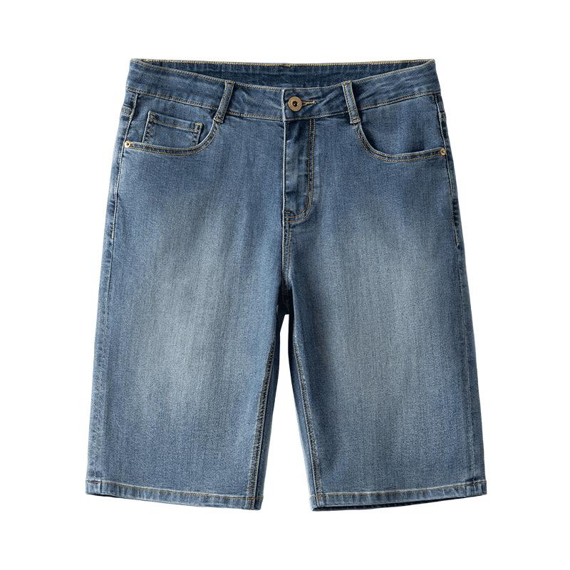 Five-point Denim Mid-pants Relaxed Fit Denim Leisure Shorts Summer Thin Style