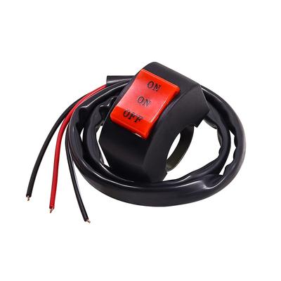 Motocyklový spínač X-STYLE, 2 obvody, zapnuto a vypnuto, 3 vodiče, dvoustupňový spínač, 12V