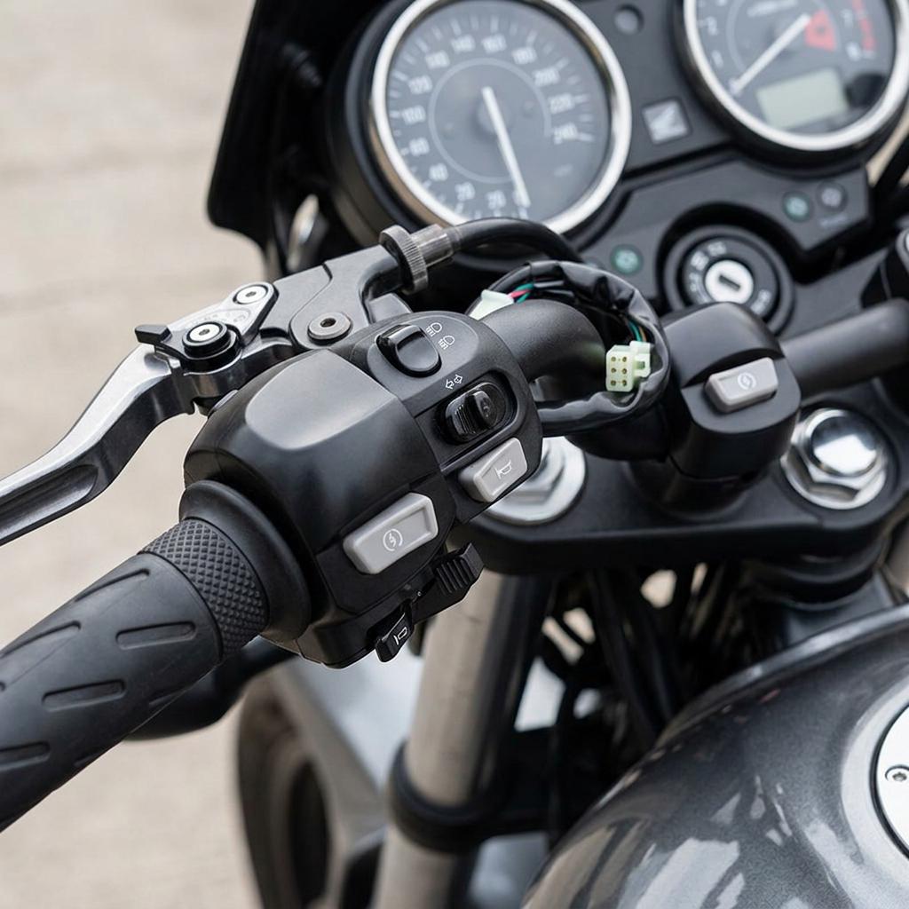 Motorcycle Handlebar Switch Modification Accessories BZKG-FINO Handlebar Combination Switch