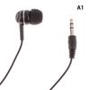 1Pc Earpiece 3.5Mm Plug Single Side Headset Headphone Dual Channel Earphone For Laptop Pc Headset