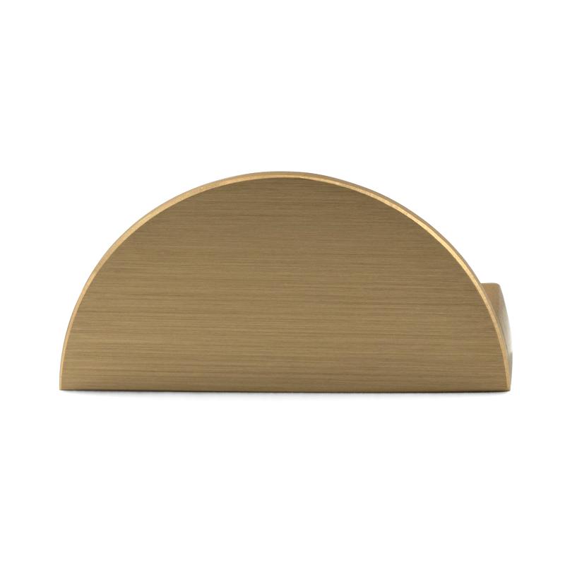 OEM Drawer Door Gold Half Moon Pull Handles Kitchen Cabinet Knobs Furniture Door Knob for Dresser Cupboard Wardrobe Hardware