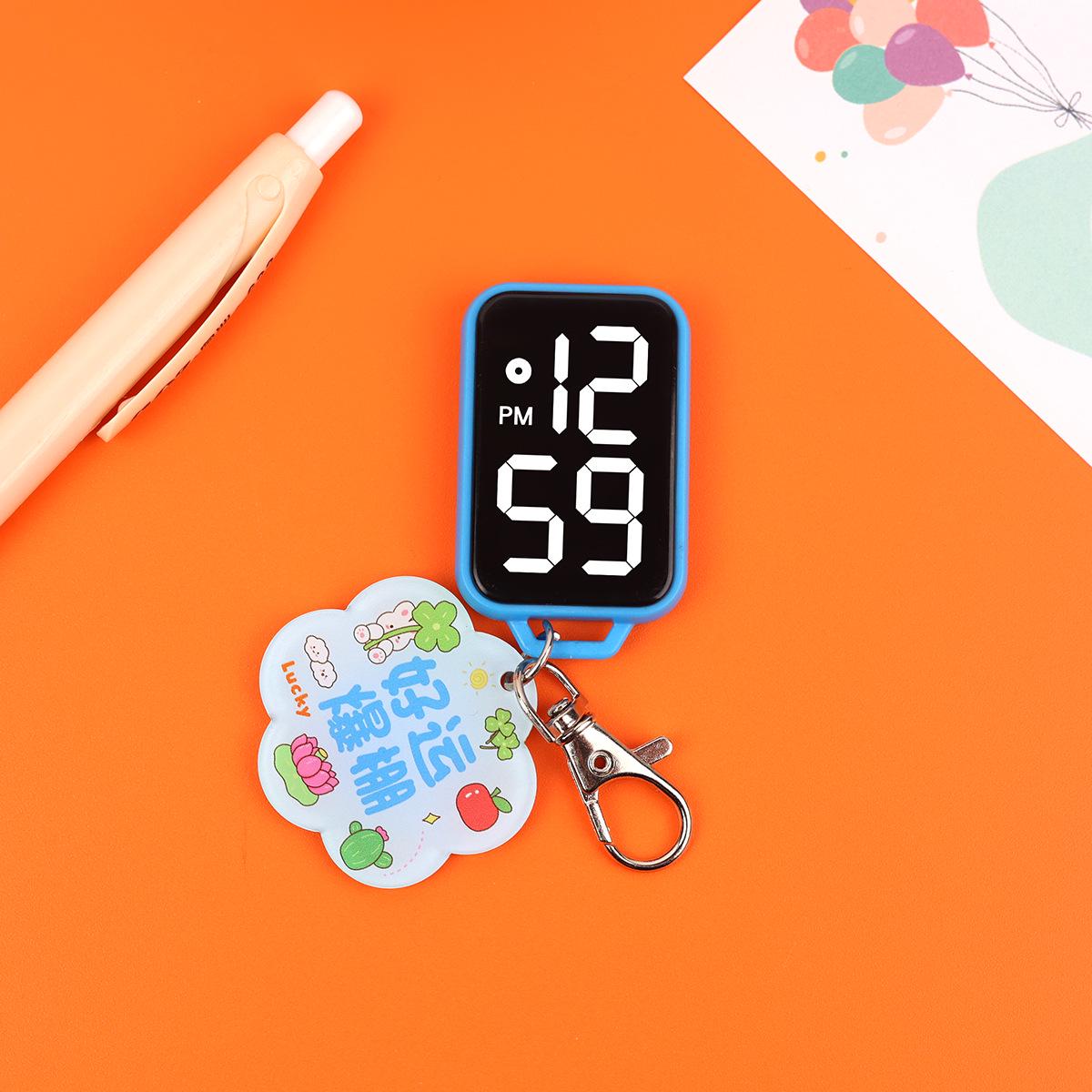 

Милые бесшумные карманные часы для экзамена: Цифровой дисплей, подвеска для студентов