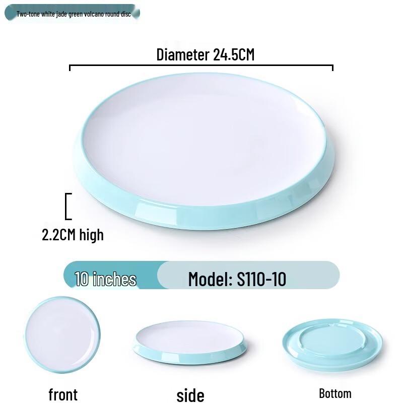 Durable Melamine Round Serving Plate
