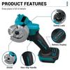 76mm Wireless Adjustable Speed Cutting Machine Portable Woodworking Power Tool Brushless Electric Angle Grinder