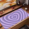 Pink Heart Swirl Kawaii Gaming Mouse Pad Large Extended Desk Mat Aesthetic NonSlip Desk Mat for Office Laptop