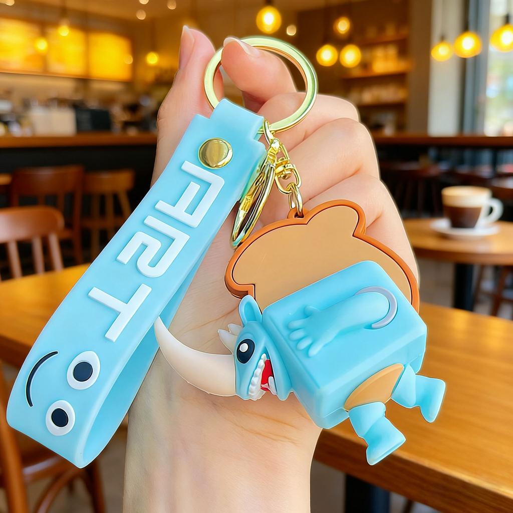 New Fun Keyrings Italian Brainrot Animals Keychain Tralalero Tralala Tung Tung Tung Sahur Ballerina Cappuccino Doll Toy Gifts