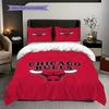 Biancheria da letto iconica Legacy dei Bulls(1 * copripiumino + 2 * federa, senza nucleo) Set biancheria da letto Copripiumino e federa Morbido e confortevole