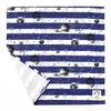 Set of 2 Shimashima Space Navy Lunch Cloths, Napkins, and Lunch Mats for Lunchboxes, School Lunches, and Elementary School Students. Made In Japan by