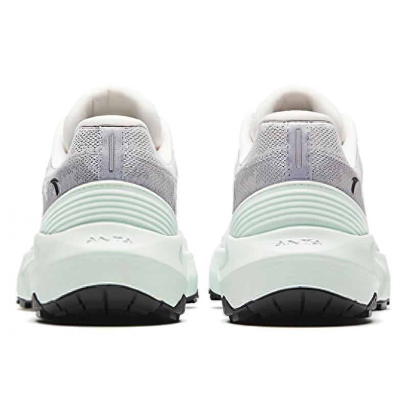 Anta Cushioning Breathable Low-Top Running Shoes Women's Papyrus Gray Sneakers 122345584-4