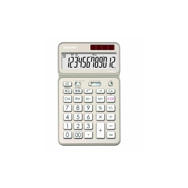 Sharp Color-Design Calculator EL-VN82-NX Gold Premium Model