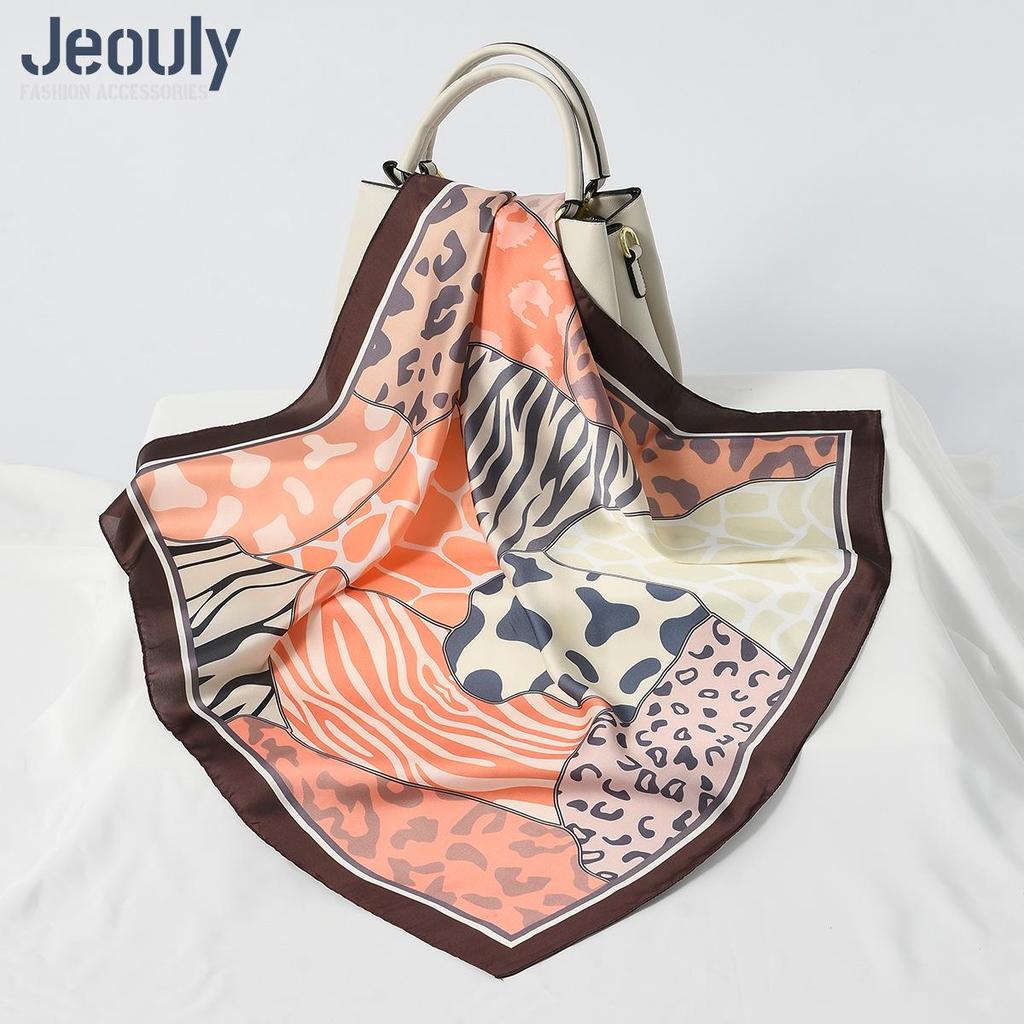 Cross-Border 70cm Silk Cashew Print Scarf - Autumn/Winter Women's Fashion Headscarf