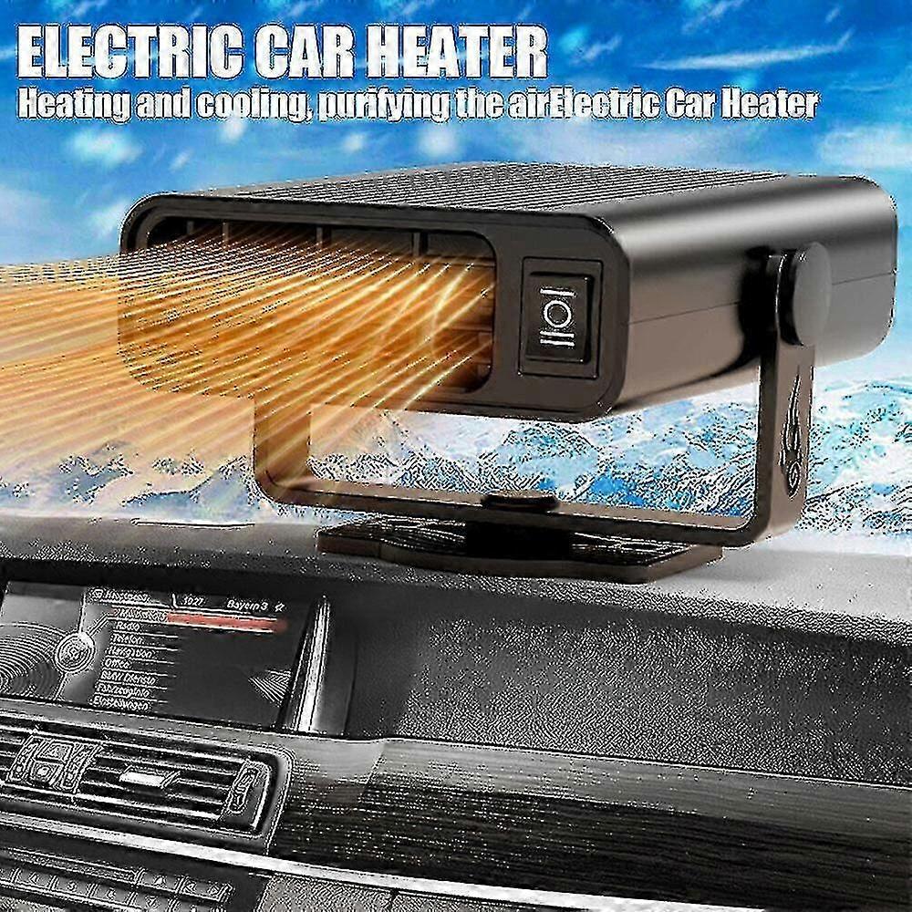 120w Electric Car Heater Dc 12v Heating Fan Defogger Defroster Demister Portable