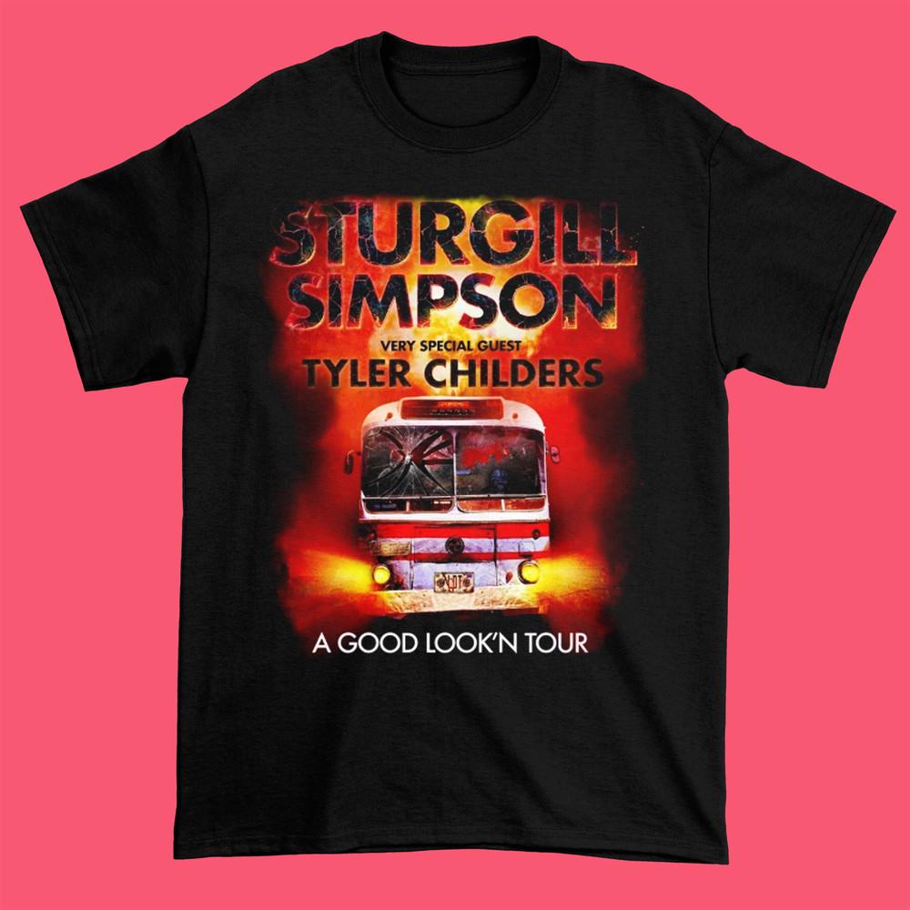 Sturgill Simpson And Tyler Childers Heavy Cotton Black All Shirt Unisex T-Shirt S