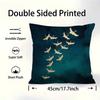 Sage Green Cranes Cushion Cover Pillowcase Upholstery Sofa Throw Pillow Home Decor Pillowcas