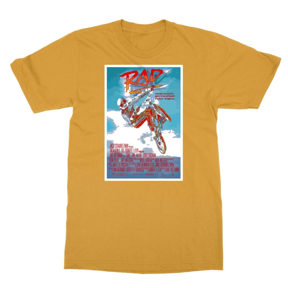 Retro 80 s Movie Rad Bmx Movie Poster Men s T-Shirt Unisex T-Shirt XL