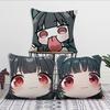 Game ZZZ face Cute Q-version cushion cover Pillow Cover Decoration Room Home Sofa living Office Car Nordic Simplicity