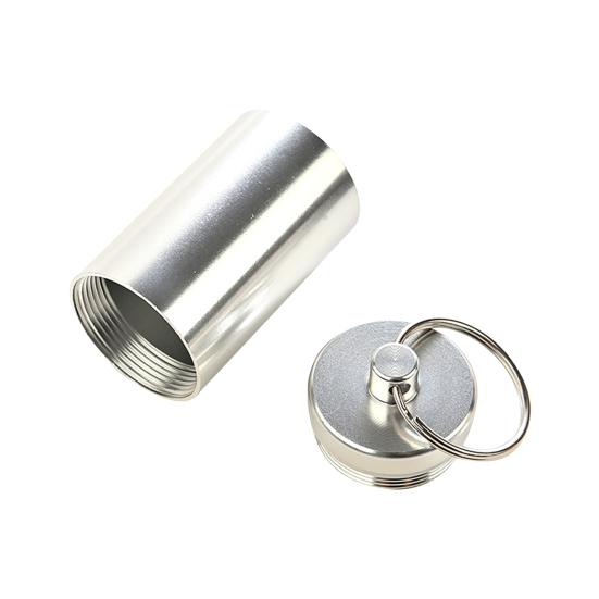 Pill Keychain Water-proof Rust Resistance Daily Using Small Pocket Pill Box Keychain