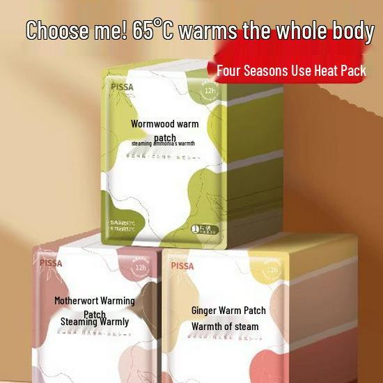 Newcomer 10-Pack: Women's Mugwort Body Heating Stickers for Dysmenorrhea Relief