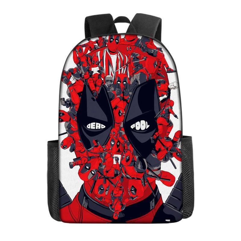 Deadpool Backpack Marvel Bag Deadpool Peripheral Batman Backpack School Bag