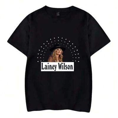 Unisexs Loose Short Sleeve TShirt Camiseta Lainey Wilson Con Cuello Redondo Y Unisexga Corta ParaUnisexs T