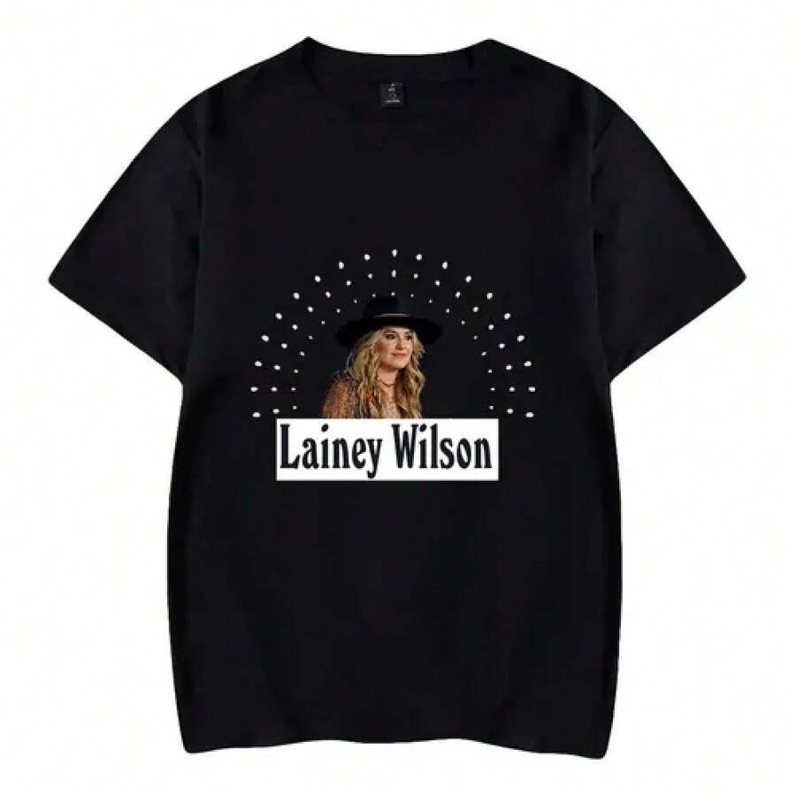 

Unisexs Loose Short Sleeve TShirt Camiseta Lainey Wilson Con Cuello Redondo Y Unisexga Corta ParaUnisexs T 4XL