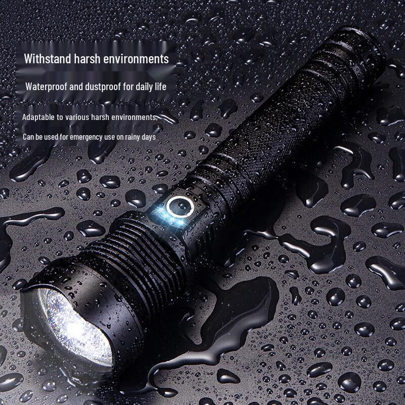 WIDE AWAKE P90 Quad-Core LED Rechargeable Flashlight