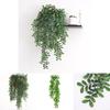 Wall Hanging Green Common Bowringia Plant With Three Color Faux Vine For Home Decor And Living Room