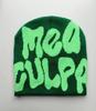 Hip Hop Trend Letter Knit Beanie - Unisex Wool Jacquard Hat