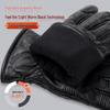 Bingrong Winter Motorcycle and Electric Bike Leather Gloves