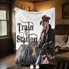 Yellowstone Dutton Ranch Coperta Morbida in Peluche Confortevole per Tutte le Stagioni Coperta per Divano Ufficio Pisolini Coperta da Viaggio all'Aperto Regalo Perfetto