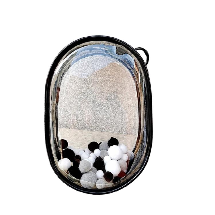 Plush Doll Storage Bag Keychain Dustproof PVC Toy Pouch Keyring for Key Collection Creative Women Backpack Accessory