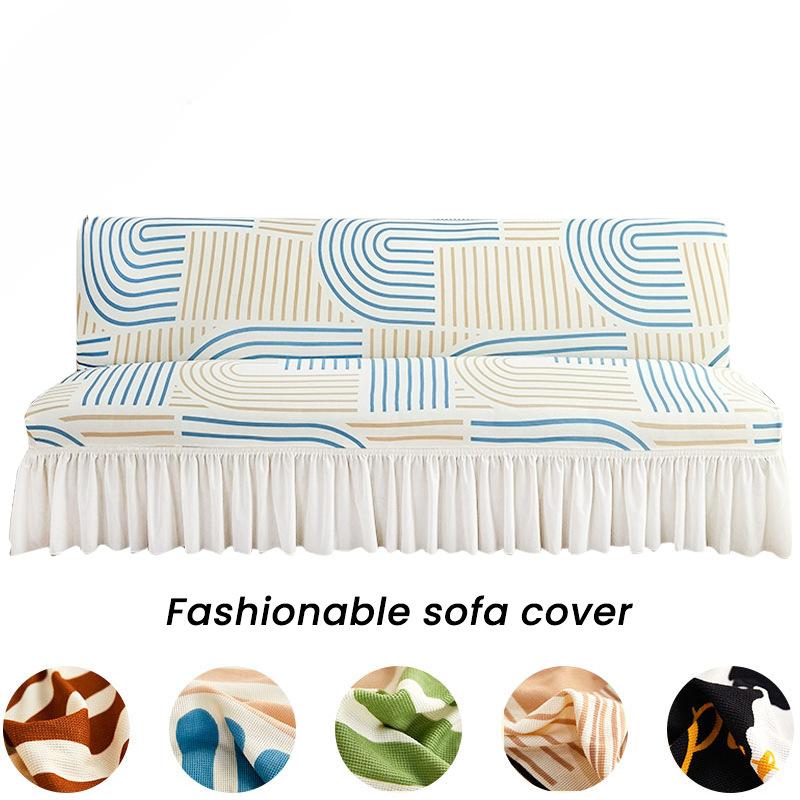Stretchy Drop Settee Protector Crisp Jet black Tartan Loveseat Throw Corner unit Family Area Bed Protectors Plush Hotel Residence Anti Slip Anti