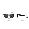 0 -0.5 -0.75 To -6.0 Anti-Glare Square Myopia Sunglasses With Diopters Uv400 Minus Degree Prescription Sunglasses