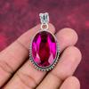 Rubellite Pendant, 925 Sterling Silver Pendant Gemstone Jewelry, Handmade Pendant Amazing Jewelry, Gift For Her