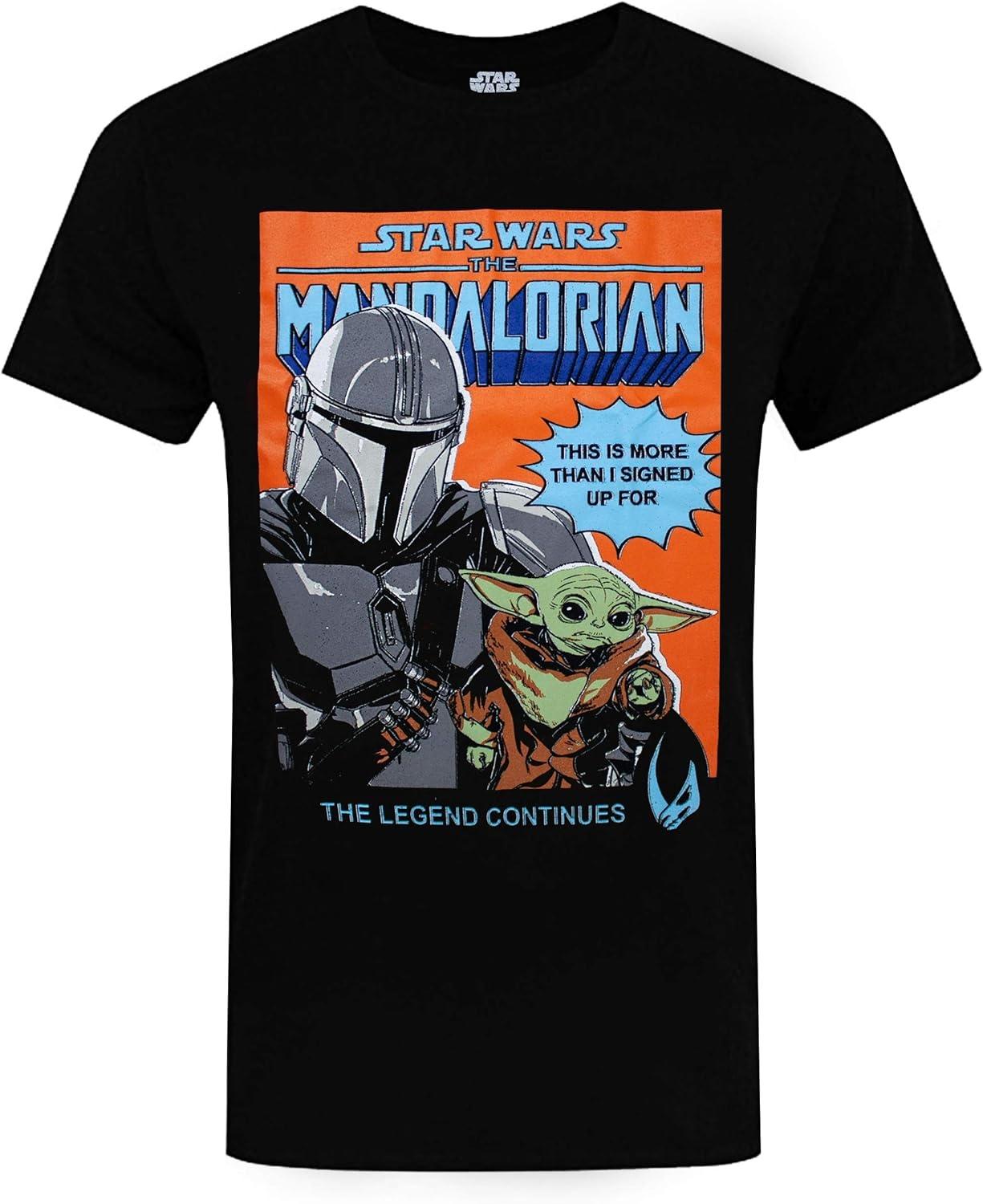 Звездные Войны Мандалорец Футболка Мужская Малыш Йода Взрослые Подарок Топ S