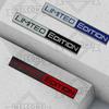 3D Car Stickers Limited Edition Grille Emblem Auto Body Badge Trunk Decal For Toyota Fiat Honda Skoda Peugeot Nissan Accessories