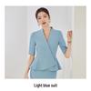 Elegant Women's Summer Skirt Suit for Beauty Salon Receptionists - Professional Goddess Style Workwear