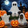 3D Print Halloween Ghost Ornament Figurines Ghost Festival Party Decoration Joint Movable Ornament Mini Scene Model Miniatures