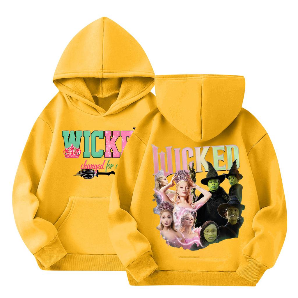 Dětská mikina s kapucí Trendy s dlouhým rukávem Čarodějnická mikina