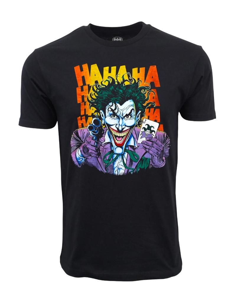 Men's and Women's T-shirts BATMAN THE JOKER HAHAHA GRAPHIC