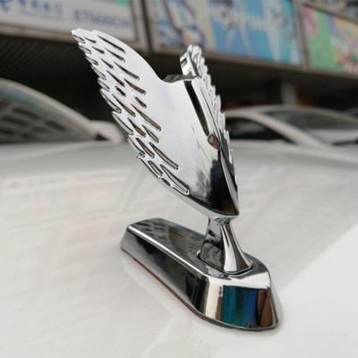Metal Hood Ornament Angel Wings Metal Car Front Bonnet Stand 3D Car Modification Accessories For All Types Of Cars Bonnet Motorc