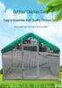Large Rainproof Outdoor Chicken Coop for Poultry and Peacocks with Windbreak and Pigeon Protection